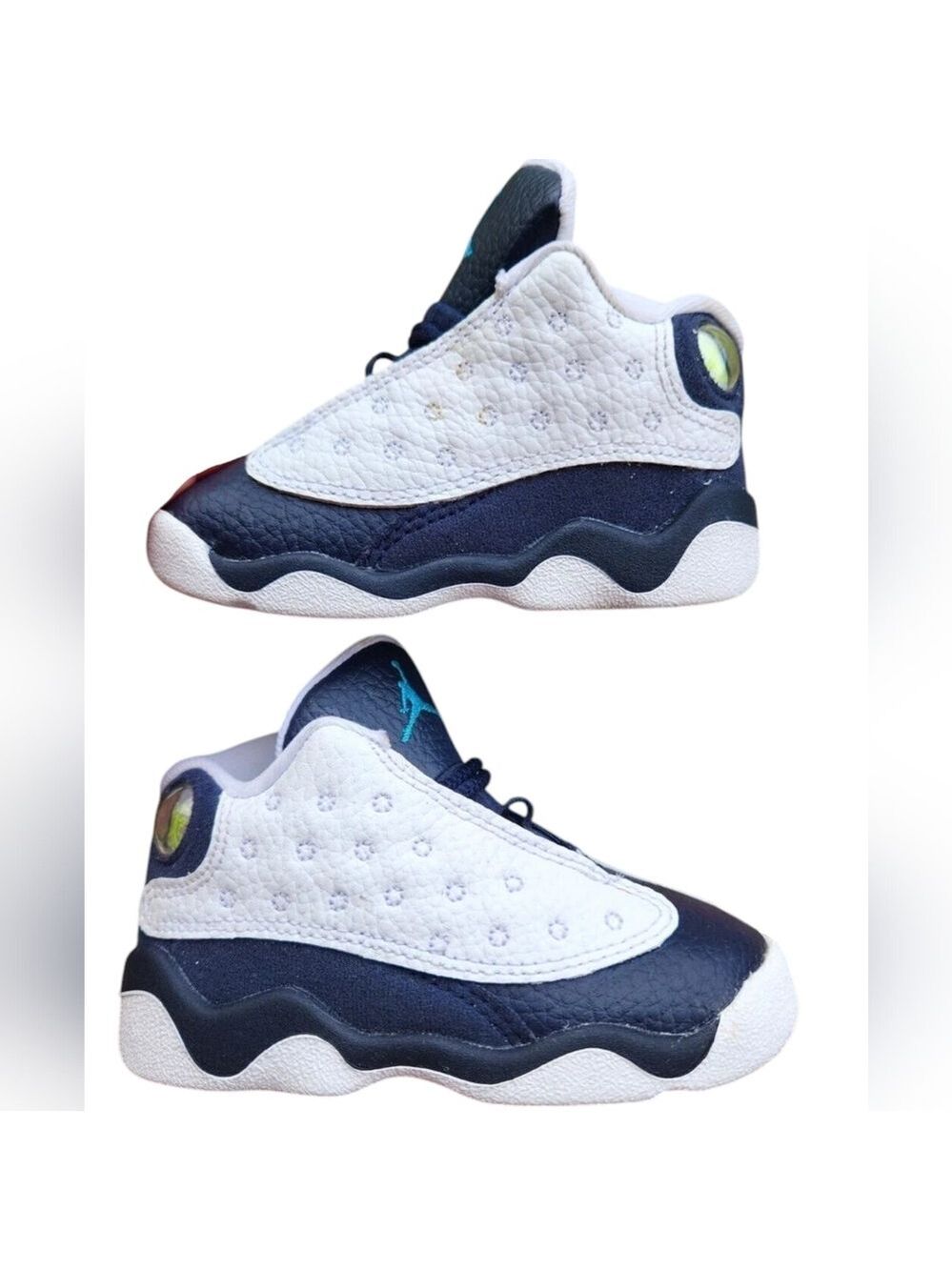 Nike Air Jordan 13 Retro TD Toddler Obsidian Navy Blue White DJ3004-144 Size 9C